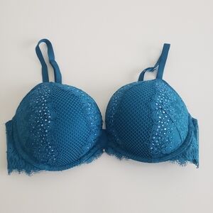 Victoria's Secret Bombshell Plunge Lace Sequince Bra